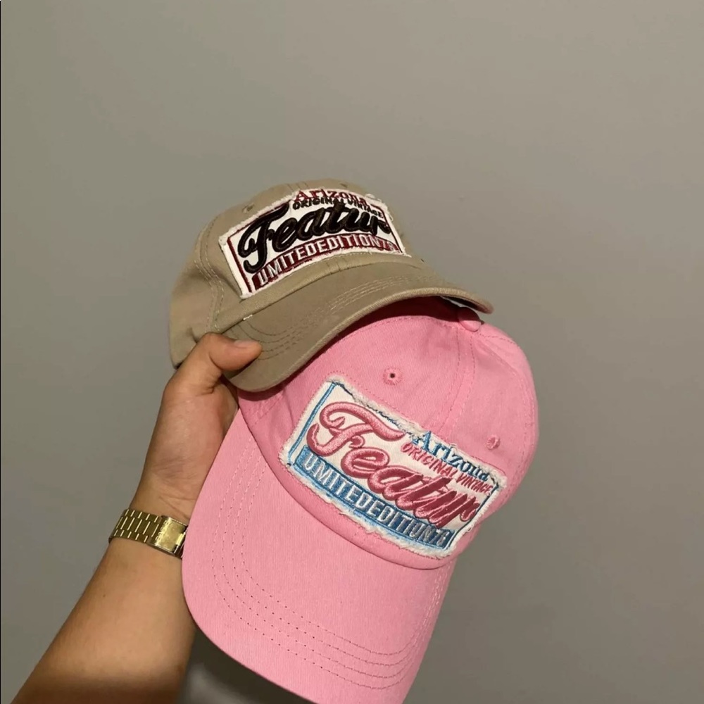 Pink or Khaki Y2K inspired Hat